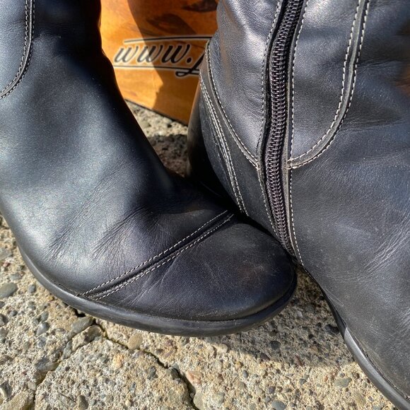 Black John Fluevog boots with Original Box, Size 10 - Picture 6 of 7